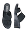 【ITALIAN SHOEMAKERS】厚底ラインストーンエラスティックサンダル(952322)
