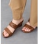【ITALIAN SHOEMAKERS】イントレチャートウェッジヒールサンダル(952344)