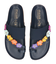【ITALIAN SHOEMAKERS】フラワーストラップフットベッドサンダル(952349)