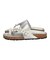 【ITALIAN SHOEMAKERS】フラワーストラップフットベッドサンダル(952349)