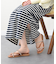 【ITALIAN SHOEMAKERS】ダブルビジューストラップトングサンダル(952351)