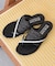 【ITALIAN SHOEMAKERS】ビジュークロスストラップトングサンダル(952352)
