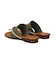 【ITALIAN SHOEMAKERS】ビジューストラップトングサンダル(952355)