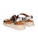 【Oh my Sandals】クッションインソール厚底サンダル(E52108)