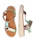 【Oh my Sandals】カラーコンビ厚底ベルクロサンダル(E52109)