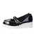【Round About】厚底ダブルストラップパンプス-(41015D)