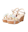 【Bridget Birkin】クリスタルフラワーサンダル-(52151B)