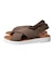 【ITALIAN SHOEMAKERS】厚底エラスティッククロスサンダル-(92120T)