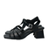 【Oh my Sandals】スクエアトウアンクルストラップサンダル-(E2010E)