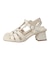 【Oh my Sandals】スクエアトウアンクルストラップサンダル-(E2010E)