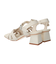 【Oh my Sandals】スクエアトウアンクルストラップサンダル-(E2010E)