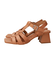 【Oh my Sandals】スクエアトウアンクルストラップサンダル-(E2010E)