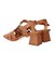【Oh my Sandals】スクエアトウアンクルストラップサンダル-(E2010E)