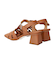 【Oh my Sandals】スクエアトウアンクルストラップサンダル-(E2010E)