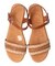 【Oh my Sandals】異素材コンビアンクルストラップサンダル-(E2507E)