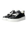 【INTER-CHAUSSURES】ビジューバックルレザースリッポン-(E5029E)