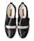 【INTER-CHAUSSURES】ビジューバックルレザースリッポン-(E5029E)