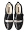 【INTER-CHAUSSURES】ビジューバックルレザースリッポン-(E5029E)