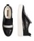 【INTER-CHAUSSURES】ビジューバックルレザースリッポン-(E5029E)