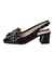 【INTER-CHAUSSURES】チェーンキルトバックバンドパンプス-(I1300N)