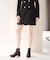 【bussola】4cmヒールニットショートブーツ