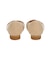 【BRIDGET BIRKIN】エラスティックバンドもこもこスクエアバレエシューズ
