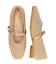【BRIDGET BIRKIN】エラスティックバンドもこもこスクエアバレエシューズ
