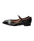 【INTER-CHAUSSURES】ポインテッドトウストラップパンプス