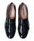 【INTER-CHAUSSURES】レースリボンエナメルキルトシューズ