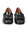 【INTER-CHAUSSURES】スクエアトウビジューバックルシューズ