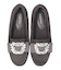 【BRIDGET BIRKIN】スクエアビジューモカシンシューズ