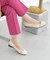【BRIDGET BIRKIN WALK】アクリルチェーンウォーキングパンプス