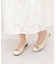 【BRIDGET BIRKIN WALK】アクリルチェーンウォーキングパンプス