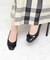 【BRIDGET BIRKIN WALK】アクリルチェーンウォーキングパンプス