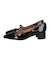 【INTER-CHAUSSURES】ポインテッドトウワンストラップパンプス