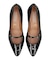 【INTER-CHAUSSURES】ポインテッドトウワンストラップパンプス