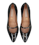 【INTER-CHAUSSURES】ポインテッドトウワンストラップパンプス