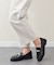 【INTER-CHAUSSURES】ラウンドトウメタルベルトローファー