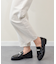 【INTER-CHAUSSURES】ラウンドトウメタルベルトローファー