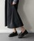 【INTER-CHAUSSURES】撥水厚底ビットローファー