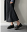 【INTER-CHAUSSURES】撥水厚底ビットローファー