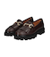 【INTER-CHAUSSURES】ラウンドトウキルトビットローファー