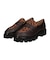 【INTER-CHAUSSURES】ラウンドトウタンクソールローファー