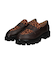 【INTER-CHAUSSURES】ラウンドトウタンクソールローファー