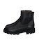 【INTER-CHAUSSURES】ラウンドトウ厚底ショートブーツ