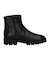 【INTER-CHAUSSURES】ラウンドトウ厚底ショートブーツ