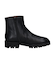 【INTER-CHAUSSURES】ラウンドトウ厚底ショートブーツ