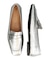 【FABIO RUSCONI】スクエアトウサケットフラットローファー