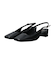 【INTER-CHAUSSURES】スクエアトウバックバンドパンプス