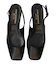 【INTER-CHAUSSURES】スクエアトウバックバンドパンプス